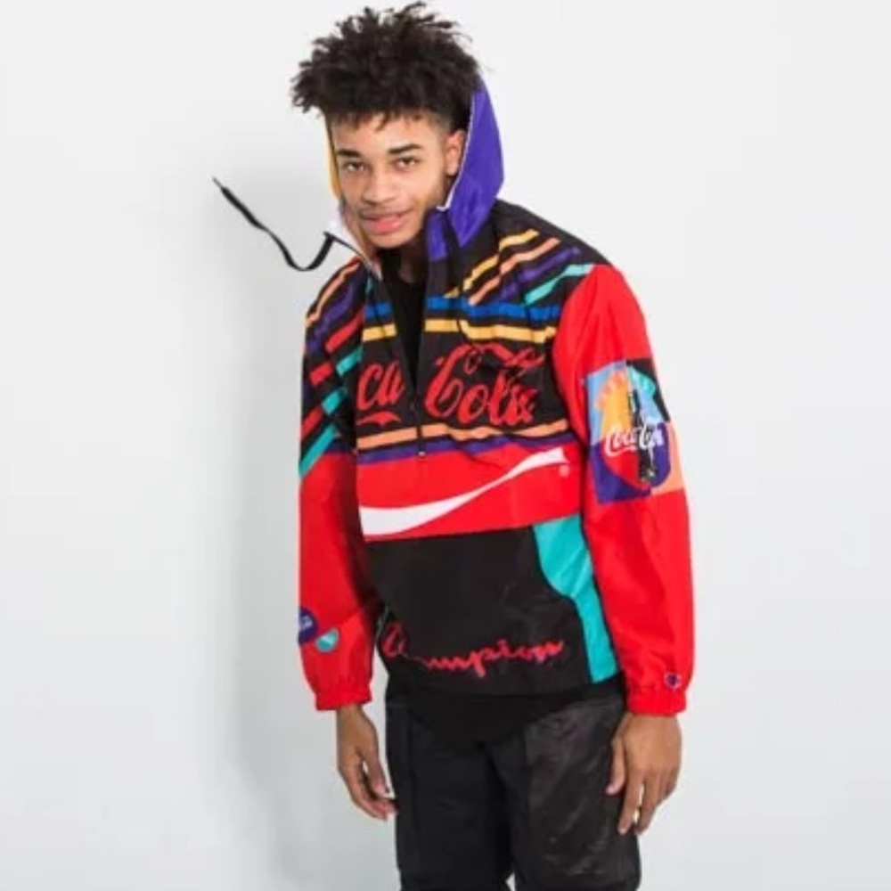 Champion x Coca-Cola Script Anorak Jacket - Picture 9 of 9